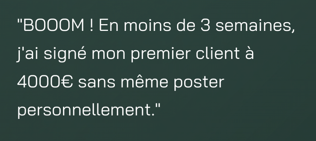 Témoignage client